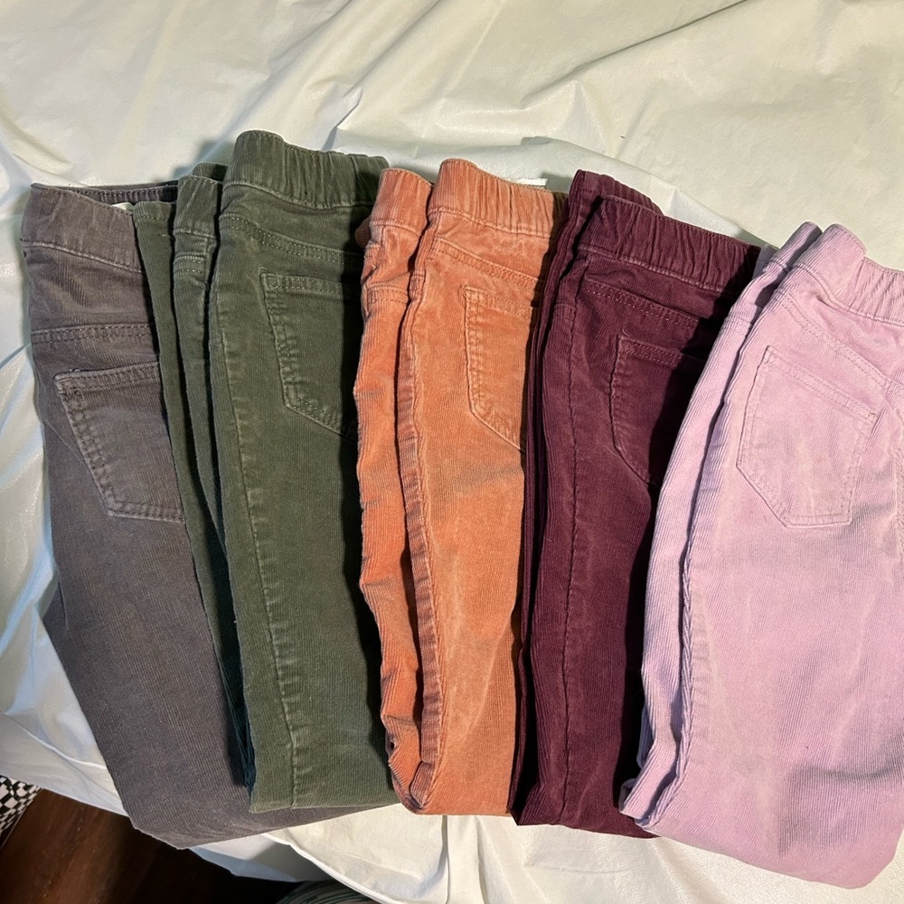 H&M Girls Sz 6-7 corduroy pant lot